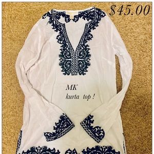 Mk kurta top , used , excellent condition .